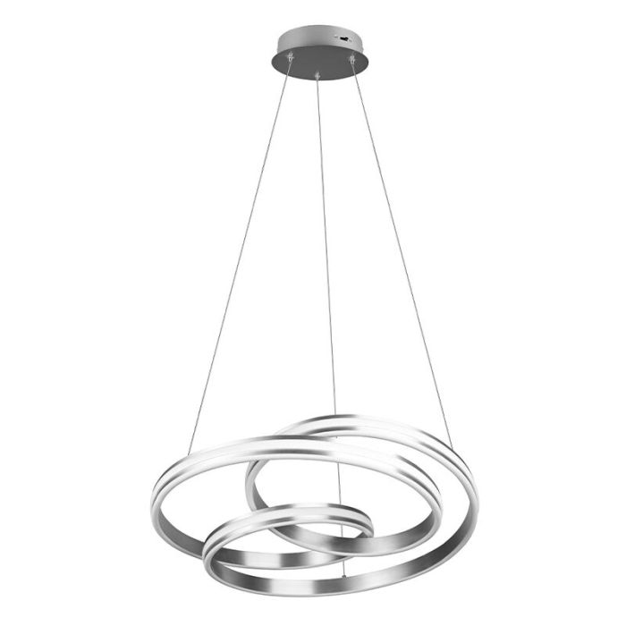 Nickel fönsterlampa modern, Elyse, 60W, justerbar ljusfärg LED
