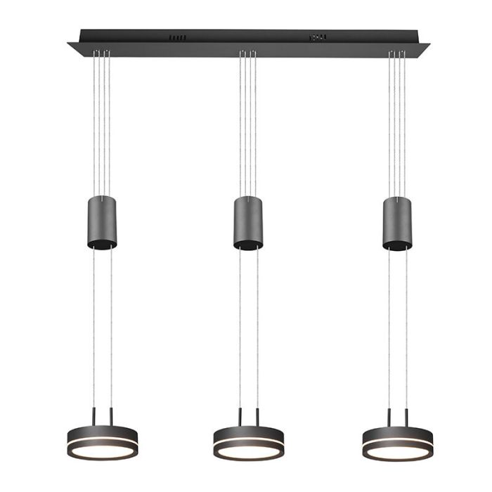 Antracit fönsterlampa modern, Marjon, 9W, 3000K LED