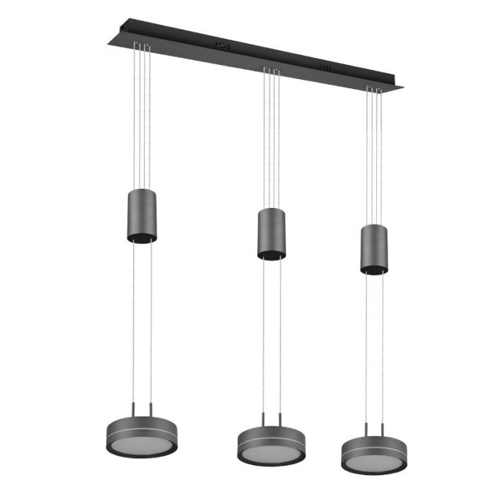 Antracit fönsterlampa modern, Marjon, 9W, 3000K LED