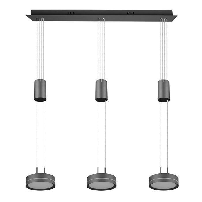 Antracit fönsterlampa modern, Marjon, 9W, 3000K LED