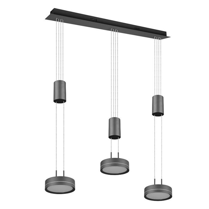 Antracit fönsterlampa modern, Marjon, 9W, 3000K LED