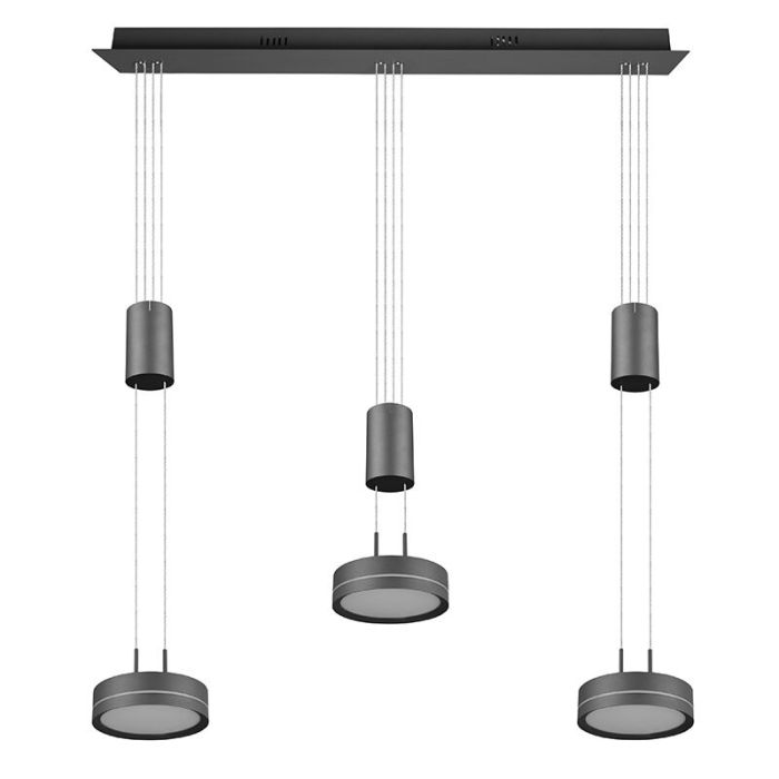 Antracit fönsterlampa modern, Marjon, 9W, 3000K LED