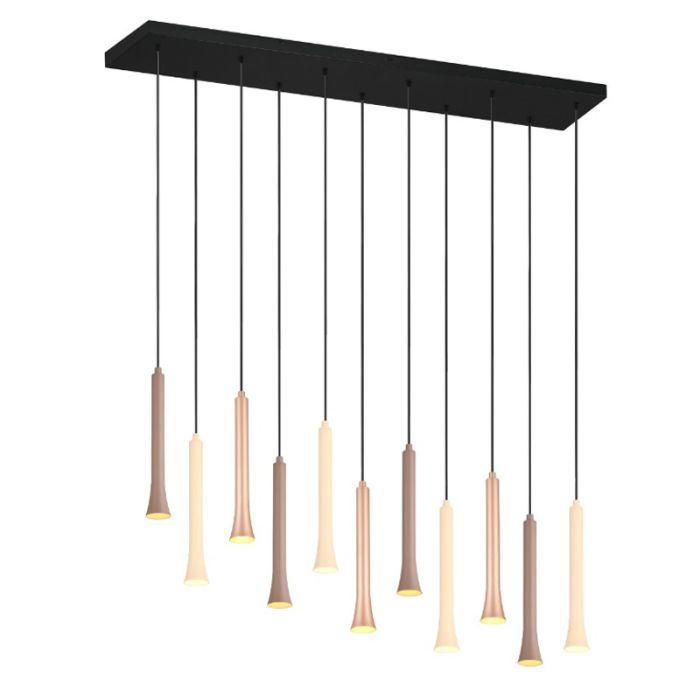 Svart fönsterlampa modern, Albartus, 3W, white switch LED, 3 stegs dimmer