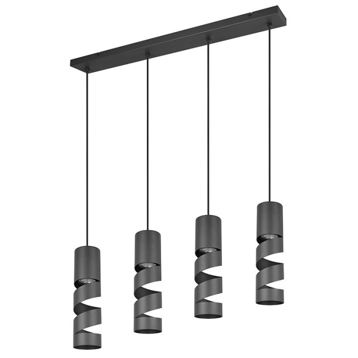 Svart fönsterlampa design, Marouan