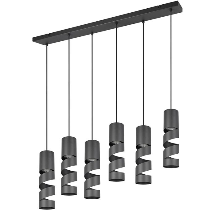 Svart fönsterlampa design, Marouan