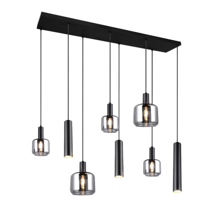 Svart fönsterlampa design, Lahcen