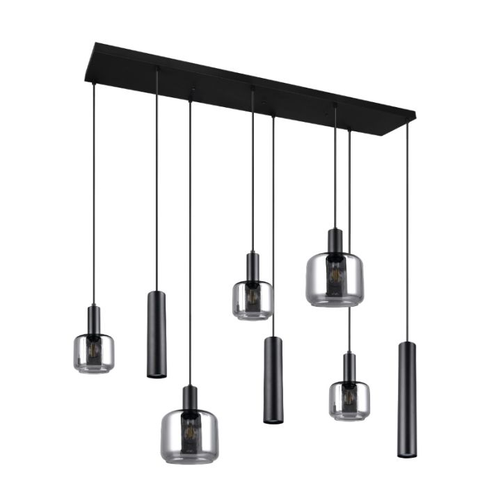 Svart fönsterlampa design, Lahcen