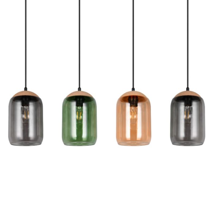 Flerfärgad fönsterlampa design, Tasniem