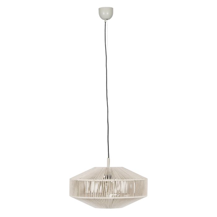 Krämfärgad fönsterlampa rustik, Martyn