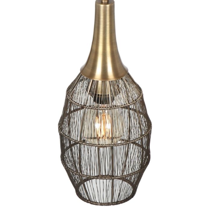 Brons fönsterlampa rustik, Rins