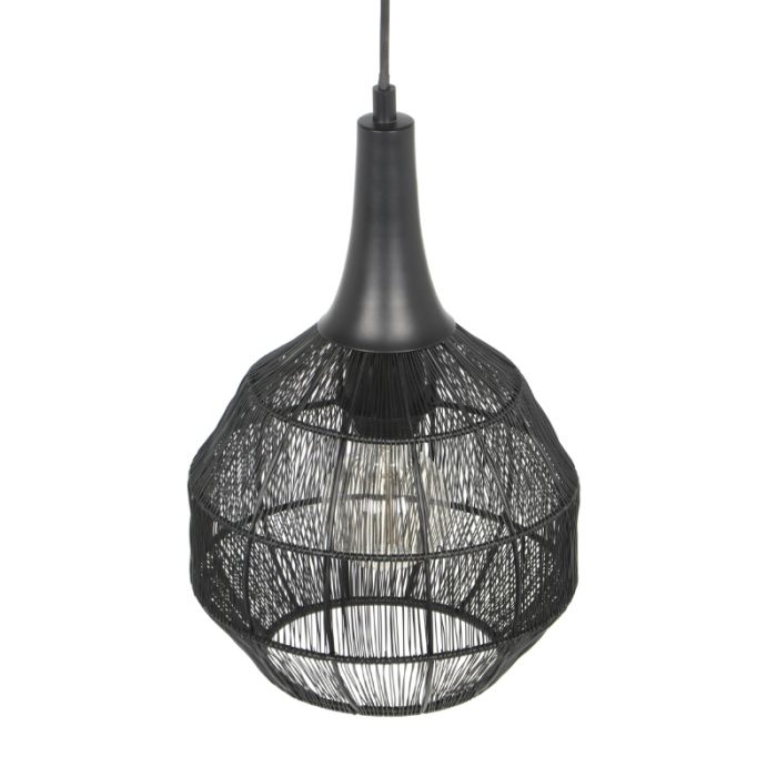 Svart fönsterlampa rustik, Rins