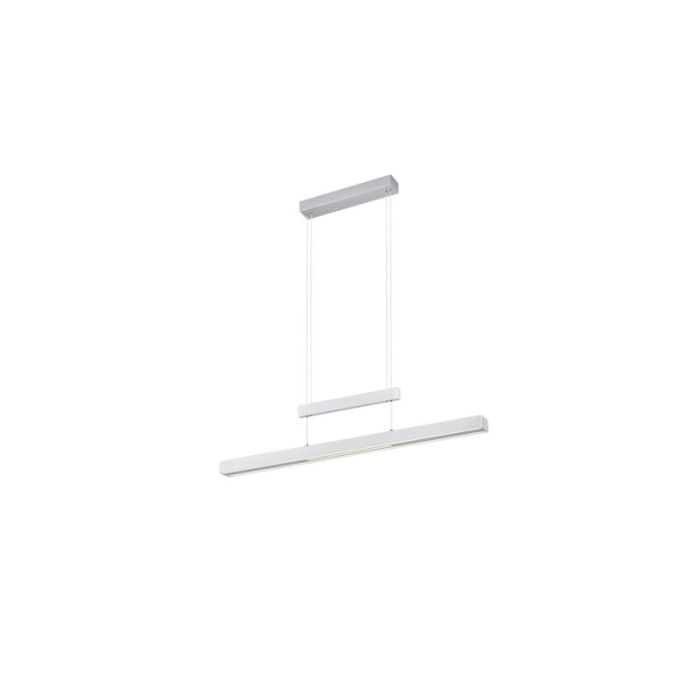 Nickel pendellampa matbord modern, Jessey, 42W, varm till kall vit justerbar LED, med beröringsdimmer