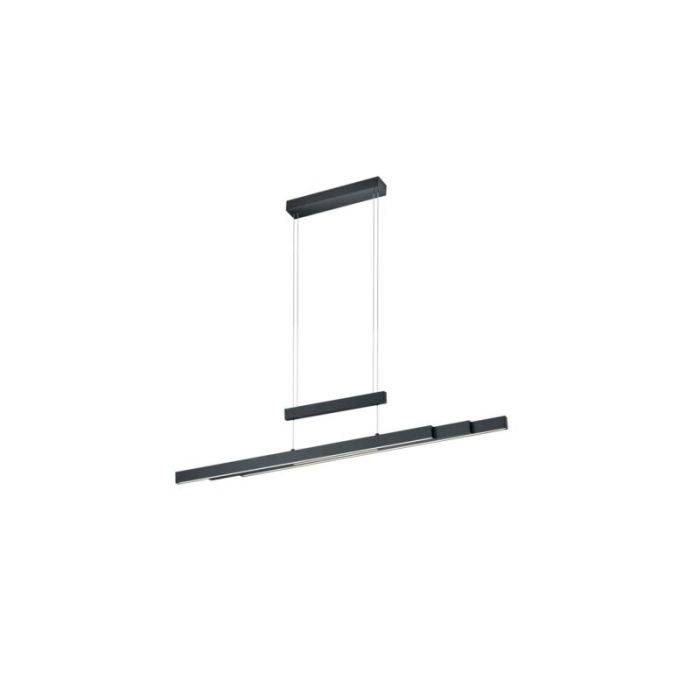 Svart fönsterlampa modern, Jessey, 42W, varm till kall vit justerbar LED, med beröringsdimmer