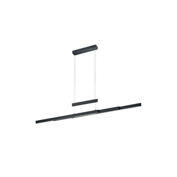 Svart fönsterlampa modern, Jessey, 42W, varm till kall vit justerbar LED, med beröringsdimmer