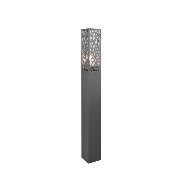 Antracit utelampa modern, Tobias, IP44