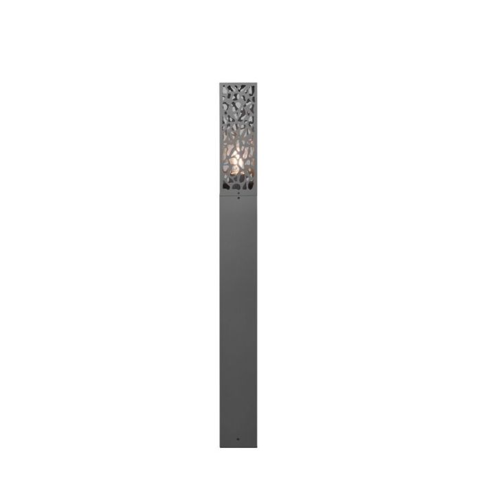 Antracit utelampa modern, Tobias, IP44