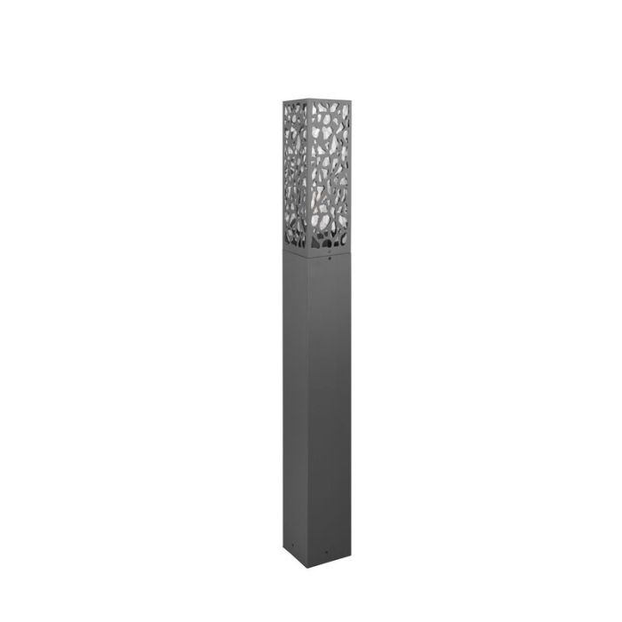 Antracit utelampa modern, Tobias, IP44