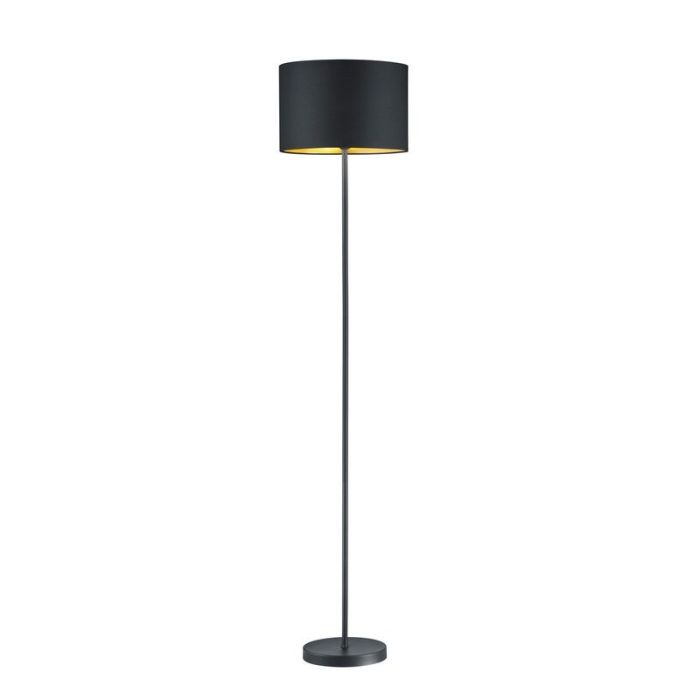 Svart golvlampa modern, Jeany, med brytare