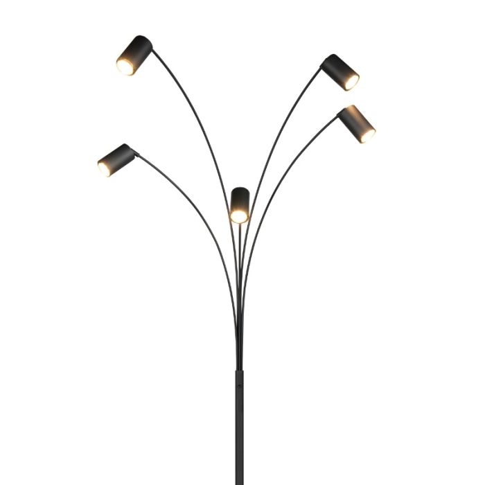 Svart golvlampa modern, Kaso