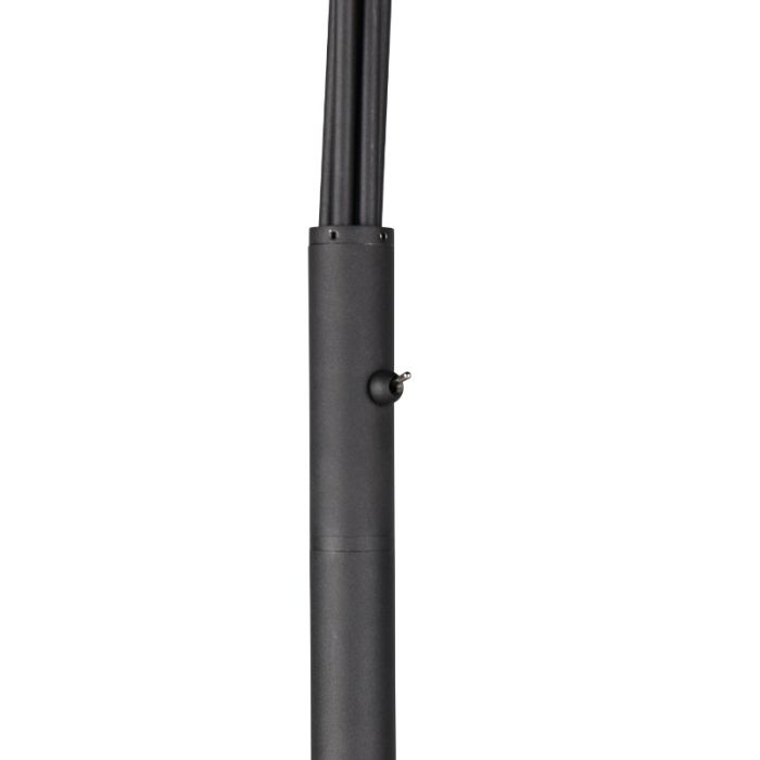 Svart golvlampa modern, Kaso