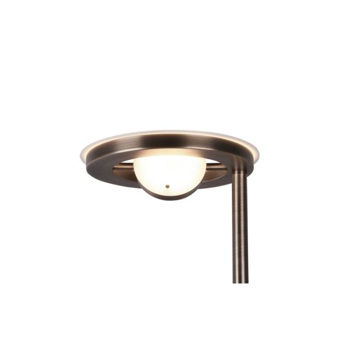 Brons läslampa golv modern, Yazid, 32W, justerbar ljusfärg LED