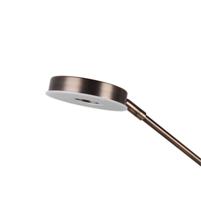 Brons läslampa golv modern, Yazid, 32W, justerbar ljusfärg LED