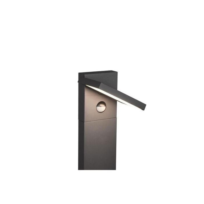 Antracit utelampa modern, Tabita, 8W, 3000K LED, IP54