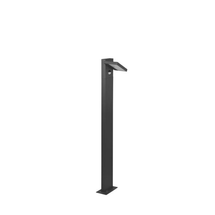 Antracit utelampa modern, Tabita, 8W, 3000K LED, IP54