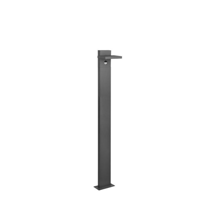 Antracit utelampa modern, Tabita, 8W, 3000K LED, IP54