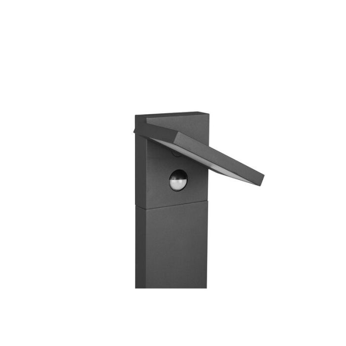 Antracit utelampa modern, Tabita, 8W, 3000K LED, IP54