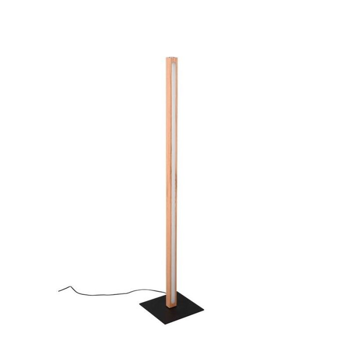 Modern läslampa golv trä, Kelley, 20W, 3000K LED, med brytare