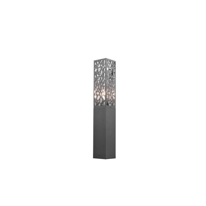 Antracit utelampa modern, Tobias, IP44
