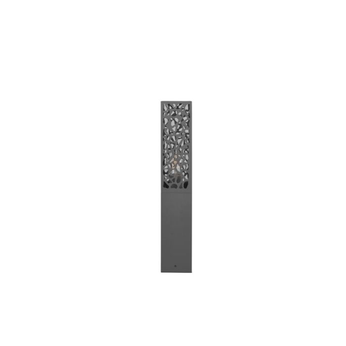 Antracit utelampa modern, Tobias, IP44