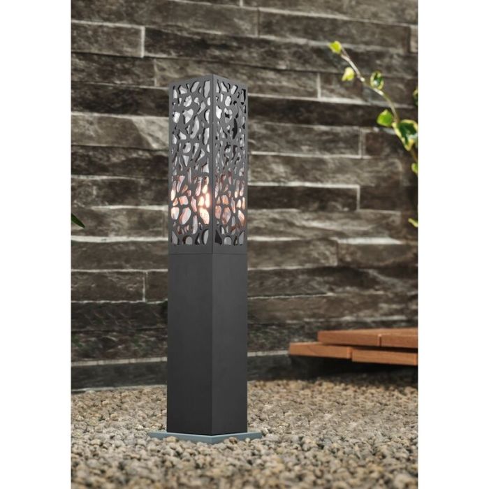Antracit utelampa modern, Tobias, IP44