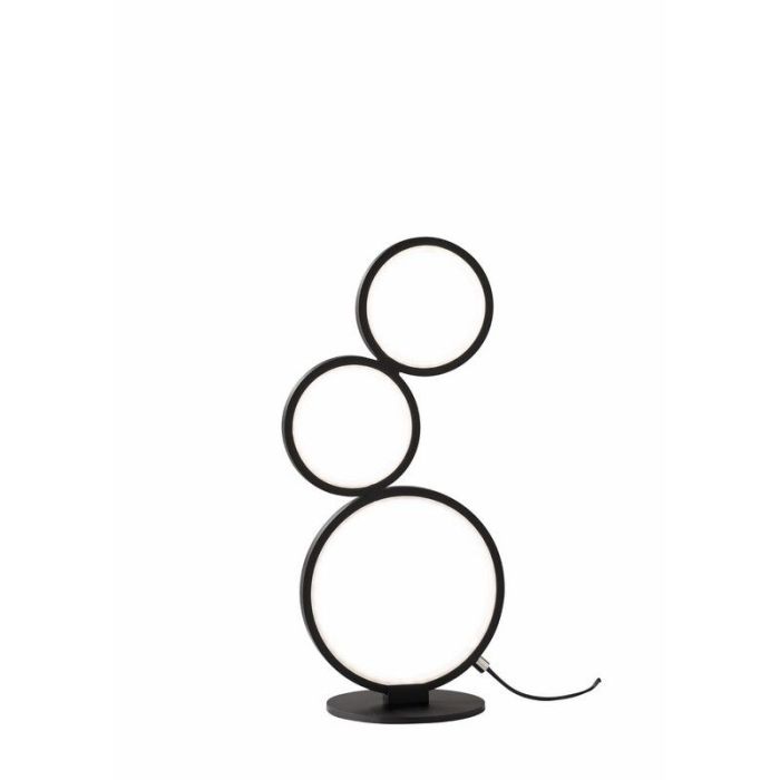 Svart bordslampa modern, Robon, 17W, 3000K LED, med brytare