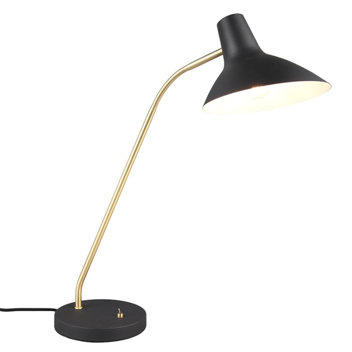 Svart skrivbordslampa klassisk, Merit