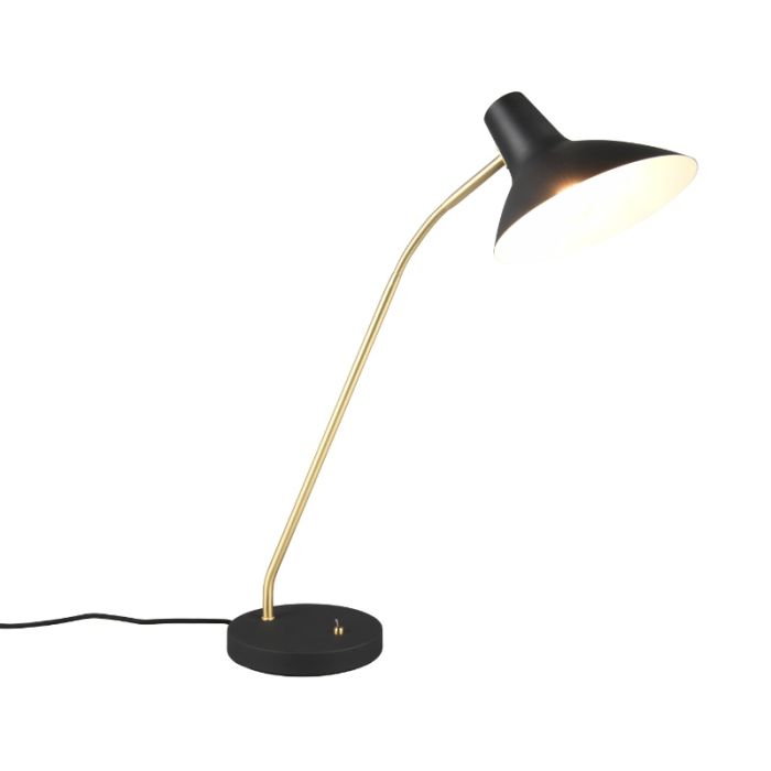 Svart skrivbordslampa klassisk, Merit