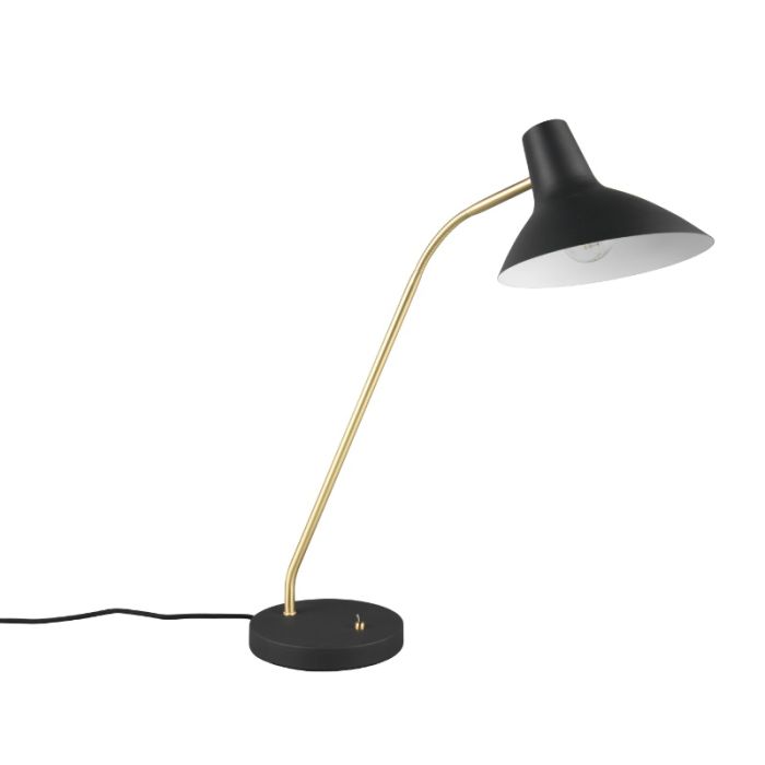 Svart skrivbordslampa klassisk, Merit