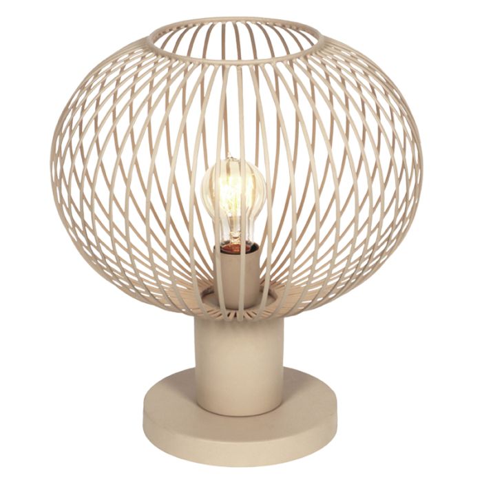 Beige bordslampa industri, Gjalt