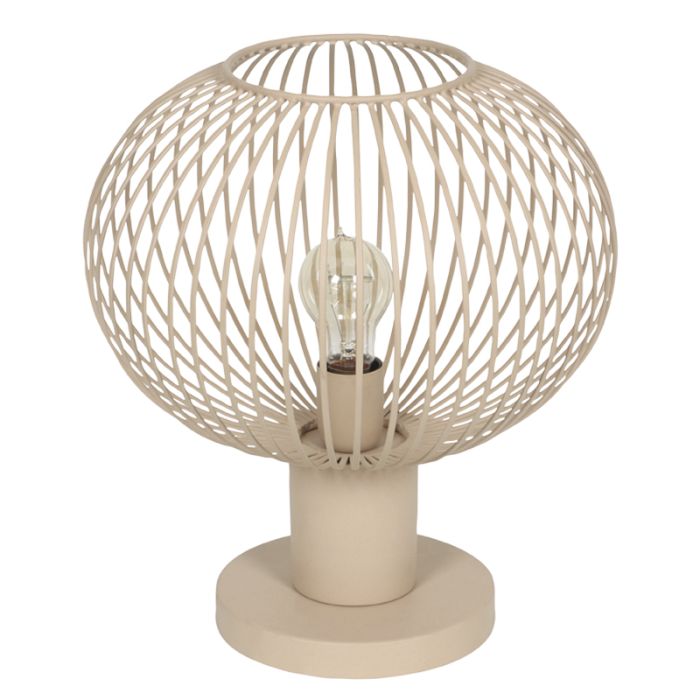 Beige bordslampa industri, Gjalt