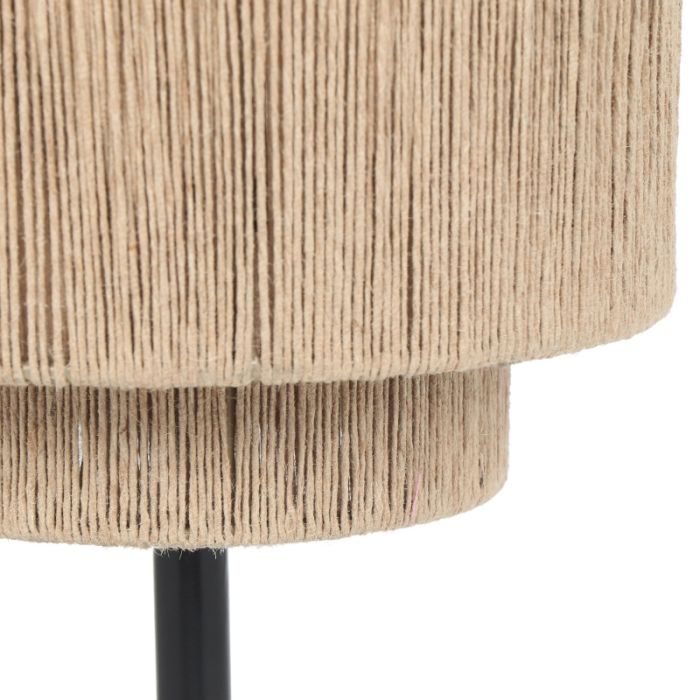 Beige bordslampa rustik, Rinus