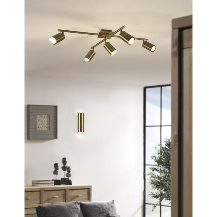 Brons spotlight tak modern, Kaso