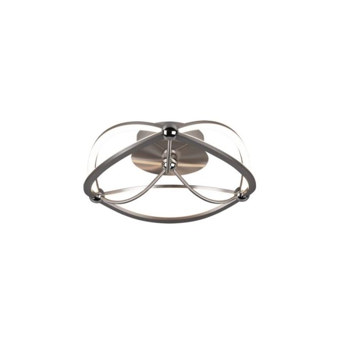 Nickel plafond modern, Remy, 20W, 3000K LED