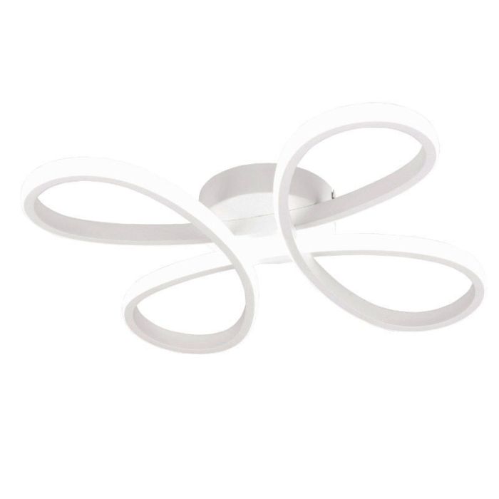 Vit taklampa design, Vikash, 25W, 4000K LED, 3 stegs dimmer