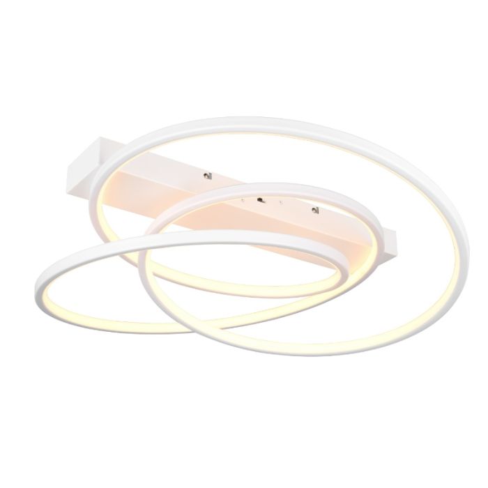 Vit plafond design, Teodore, 34W, white switch LED, 3 stegs dimmer