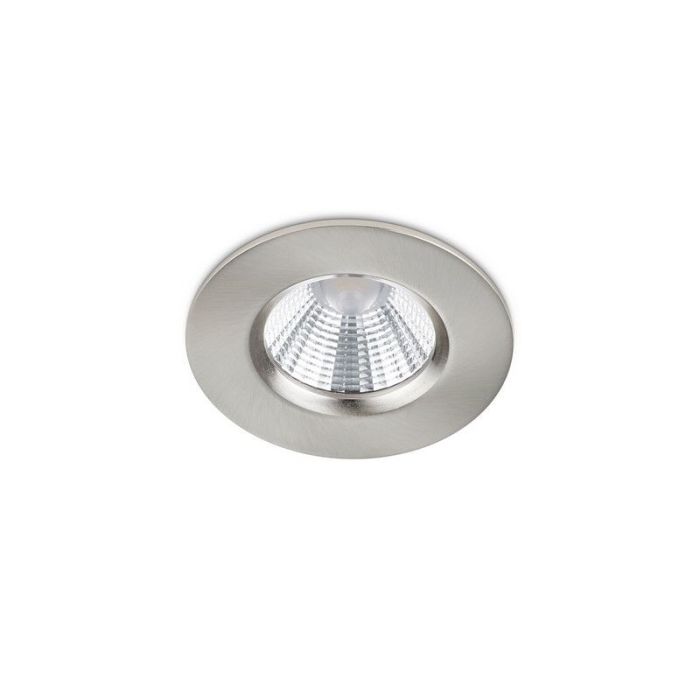 Nickel infälld spotlight badrum modern, Iman, 5W, 3000K LED, IP65