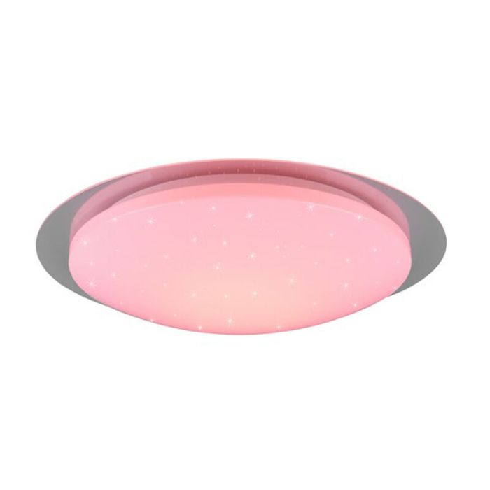 Vit taklampa badrum modern, Marlena, 18,5W, 4000K LED, IP44, met fjärrkontroll