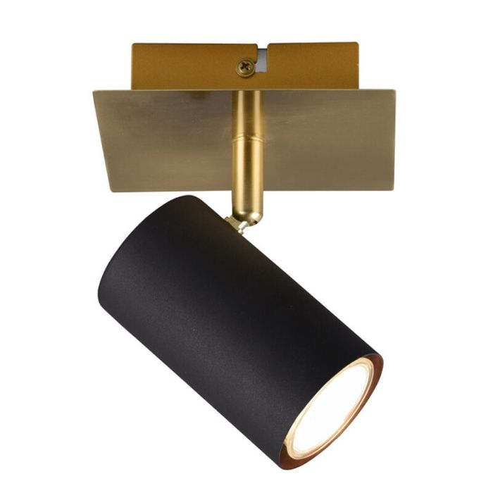 Guld väggspotlight modern, Kaso