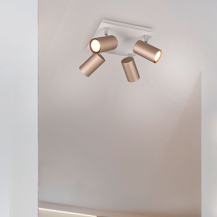 Brun spotlight tak modern, Kaso