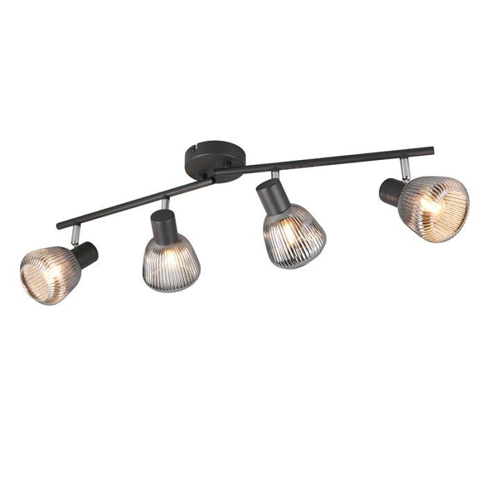 Svart spotlight tak modern, Meriem